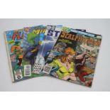 Four vintage DC comics. Including Mister Miracle, 1996 edition 2, Scalphunter, edition 50, Static,