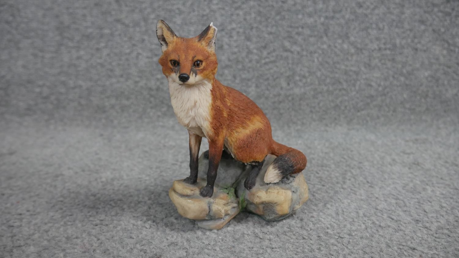 Four hand painted resin figures of various animals, makers stamps to the bases. Including a German - Image 6 of 8