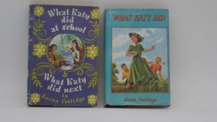 Two vintage What Katy Did hard back books. W.15 H.21