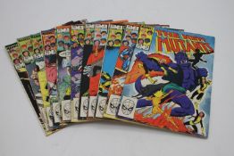 Eleven vintage 1983 Marvel The New Mutants comics. Edition: 2,3,4,5,6,7,8,9,10,11 and 14.