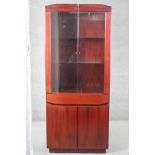 A vintage Skovby Mobelfabrik, Denmark cabinet with maker's label to inside. H.194 W.84 D,40 cm.