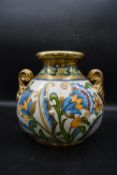 A ceramic vase by Ceramiche Batignani of Italy, signed 'A.Batignani' No.8 of 100. H.30 W.30cm