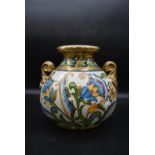 A ceramic vase by Ceramiche Batignani of Italy, signed 'A.Batignani' No.8 of 100. H.30 W.30cm