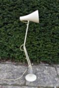 A vintage Herbert Terry anglepoise desk lamp, stamped. H.80cm