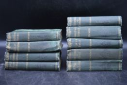 A collection of 19th century (1880) Charles Dickens books, to include Volume I & II of 'Our Mutual