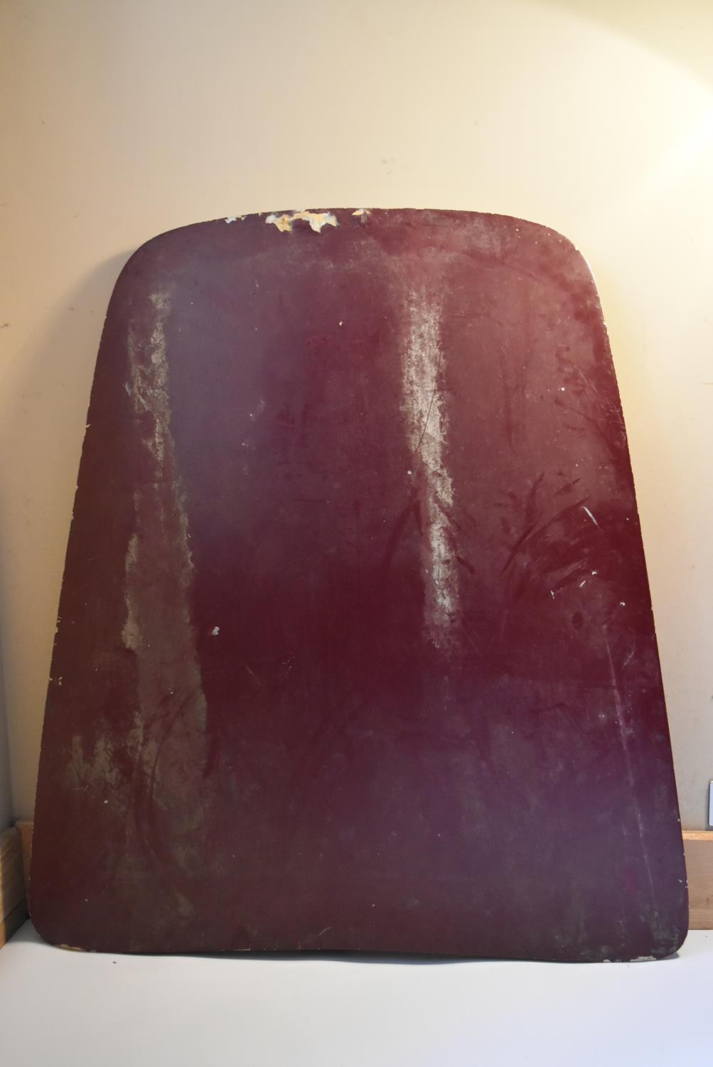 A 1959 Ferrari 250 PF bonnet. L.134 W.118 (bottom) W.72cm (top)