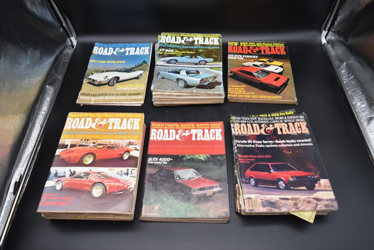 A collection of 1971-1980 Road & Track Magazines. (36)