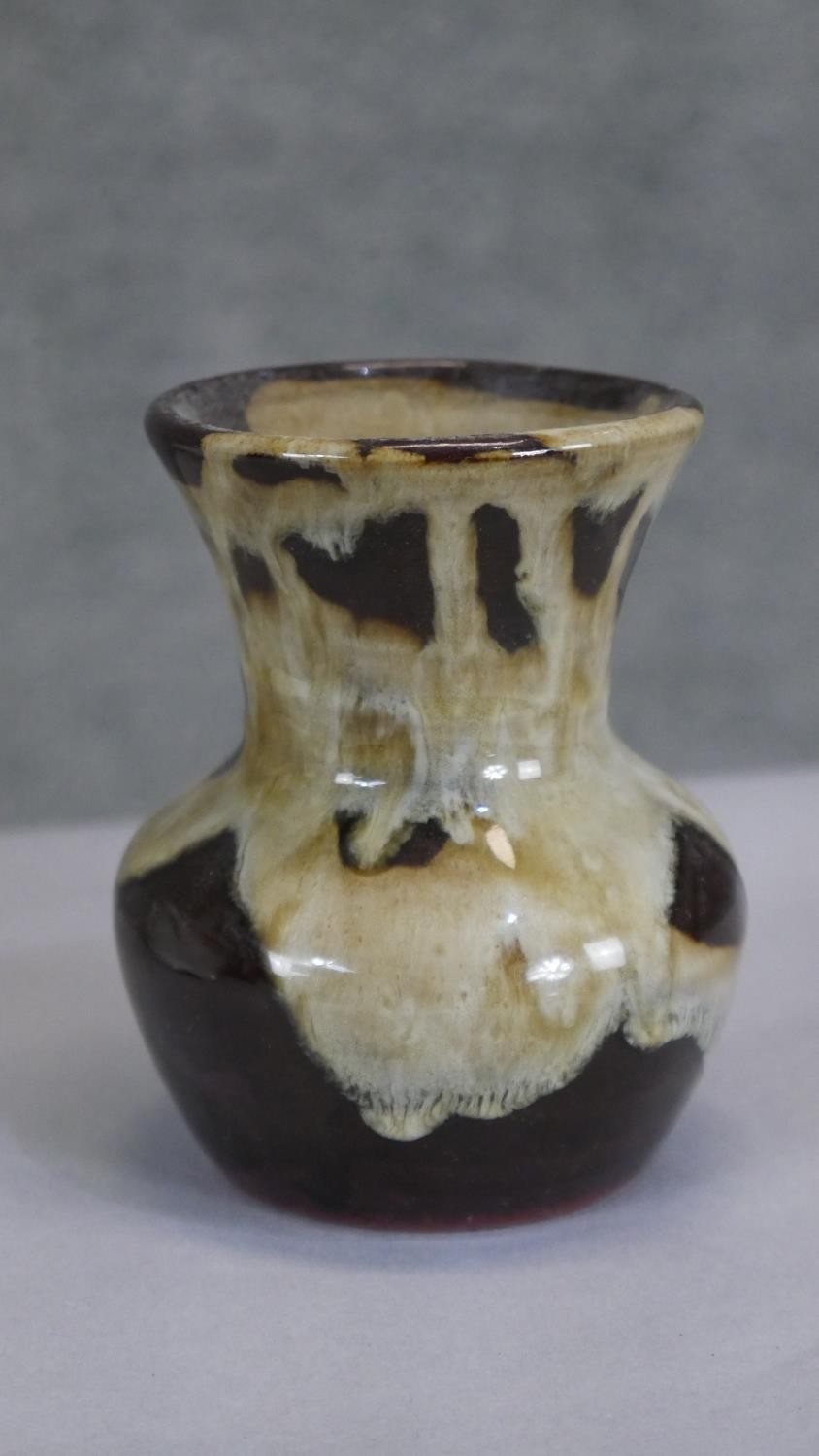 A collection of Art Pottery. Including Cliff Dughal signed vase, Radford Anemone design fluted - Image 6 of 12