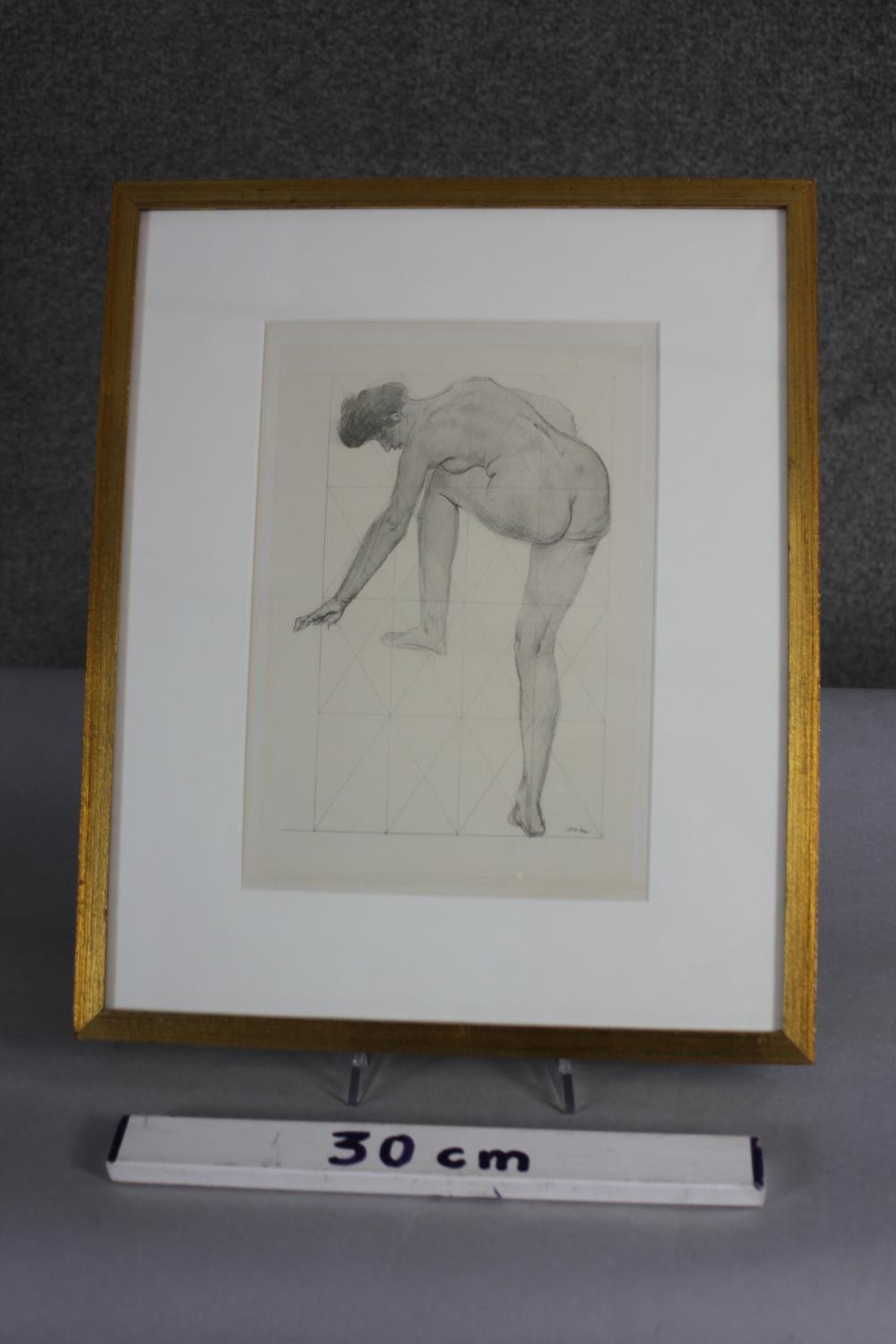 Augustus Edwin John (1878 - 1961)- A framed and glazed lithograph signed in plate, nude study. - Image 5 of 5