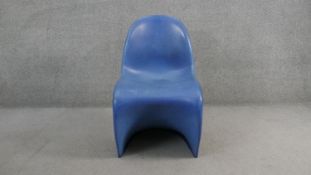 A vintage Panton chair by Verner Panton for Vitra, impressed mark to underside.