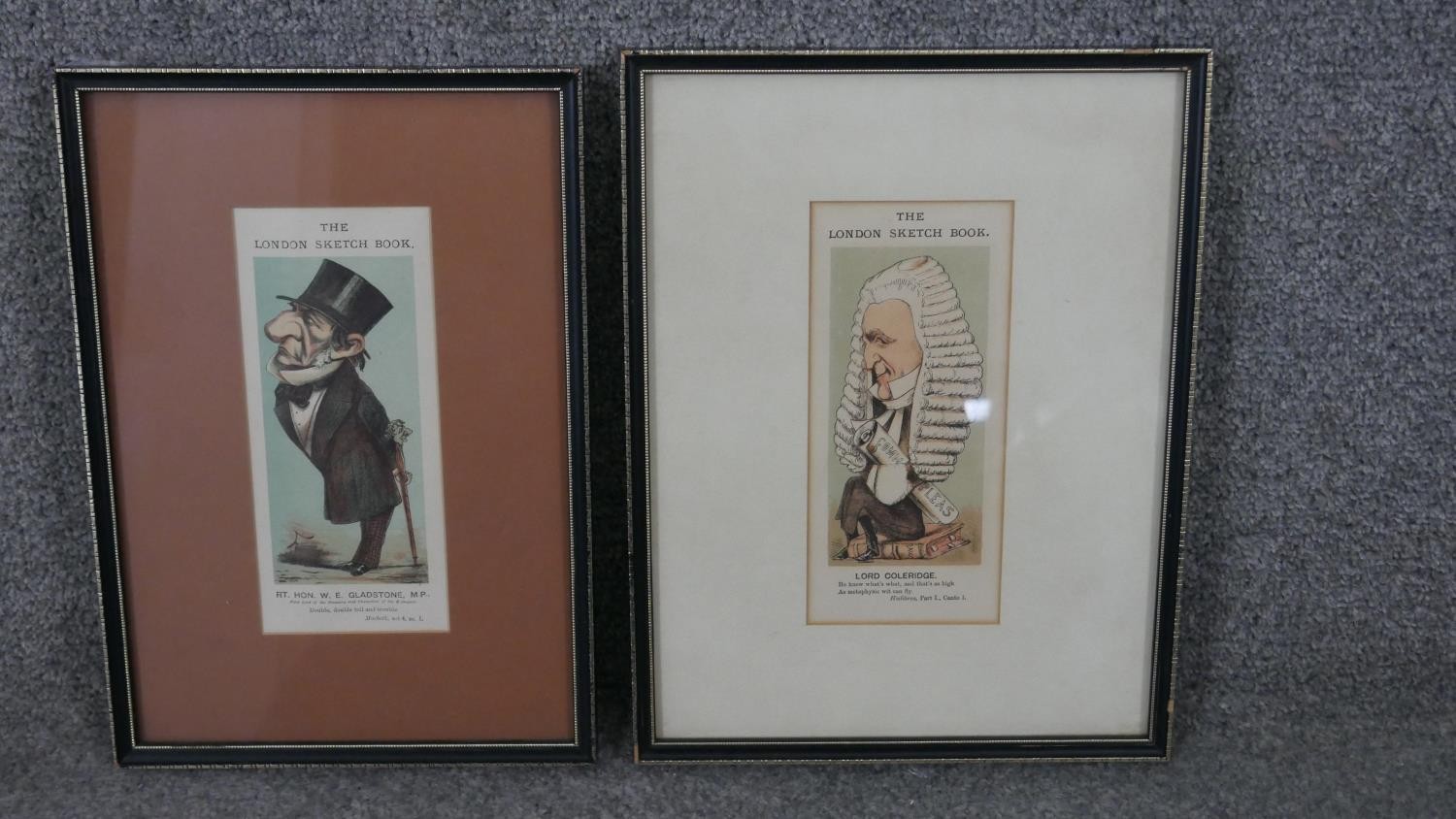 Eight framed and glazed 20th century coloured caricature prints. Including six Vanity Fair prints - Image 9 of 11