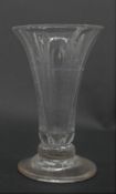 A hand blown Georgian drinking glass.