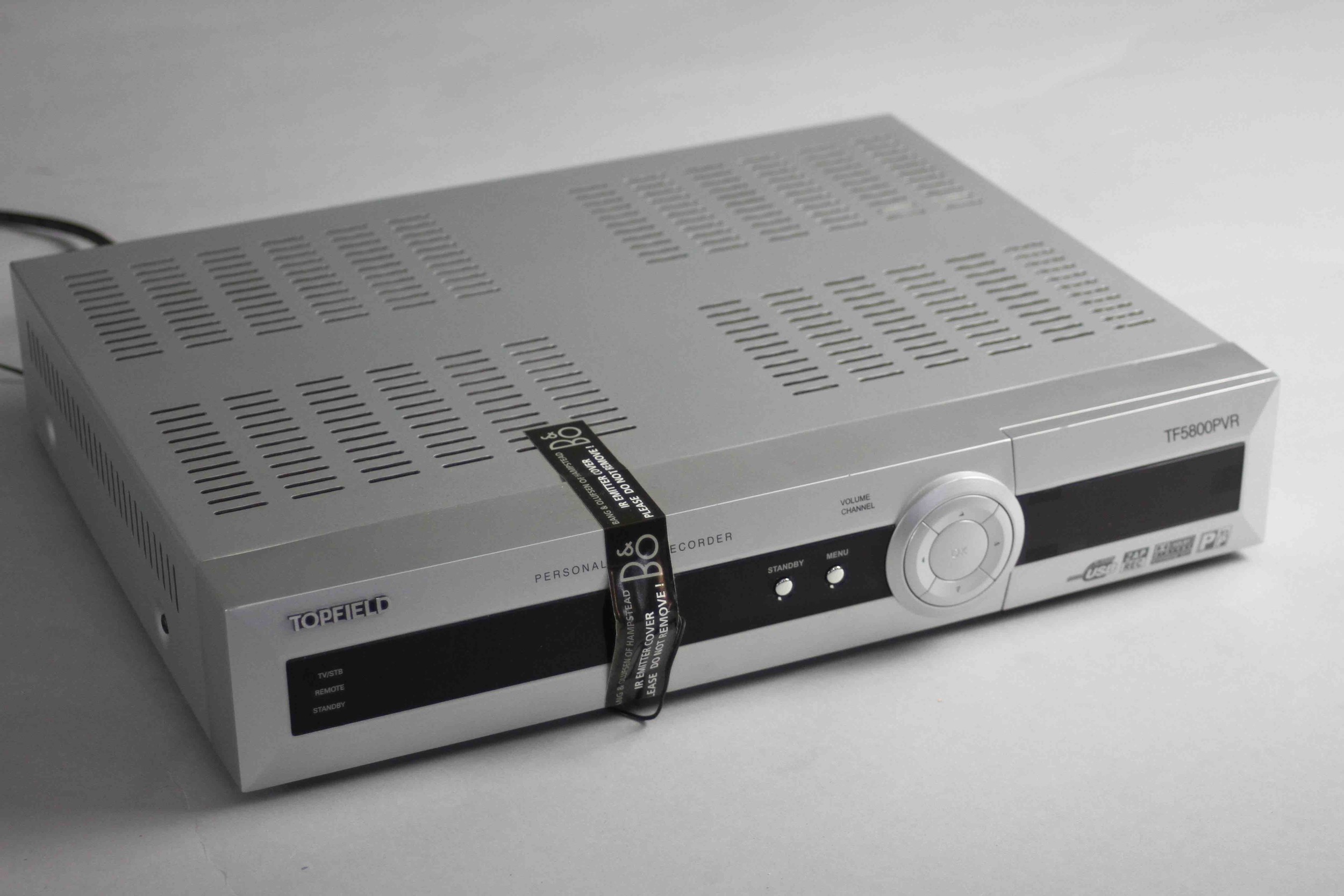 A Topfield TF-5800 Digital Video Recorder in silver.