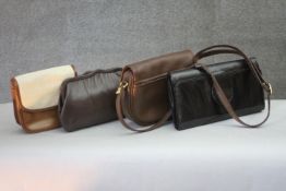 A collection of eleven vintage and modern handbags. Including Ande and Mango.