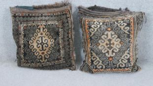 Two handmade Belouch cushions.