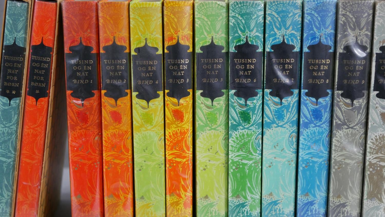 Bjorn Wiinblad - a collection of limited edition rainbow set of Arabian Nights hardback books - Image 4 of 16