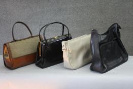 A collection of seven vintage and modern handbags. Including Shilton, Marks and Spencer and
