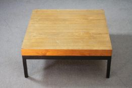 A Christian Liaigre coffee table. H.30 W.71 D.71 cm.