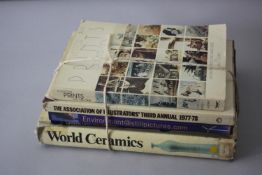 A collection of four arts and culture books. Including World Ceramics, The Association of