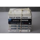 A collection of seven Philip Kerr books. Including German Requiem (uncorrected advance proof), The