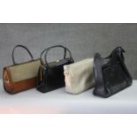 A collection of seven vintage and modern handbags. Including Shilton, Marks and Spencer and