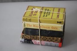 A collection of five hardback vintage books. Including Talking it Over, The Hungry Leopard and A