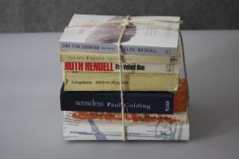 A collection of seven books. Including One For Sorrow by Clive Woodall, Senseless by Paul Golding,