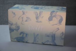 A Steiff limited edition Bobby Husky, number 186. Accompanied by original box and certificate,