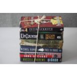 A collection of six books. Including Aphrodite by Russell Andrews (uncorrected proof), John le