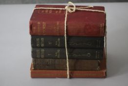 A collection of five vintage hardback books. Including Chinese Porcelain by W.G. Gulland (Vol 1
