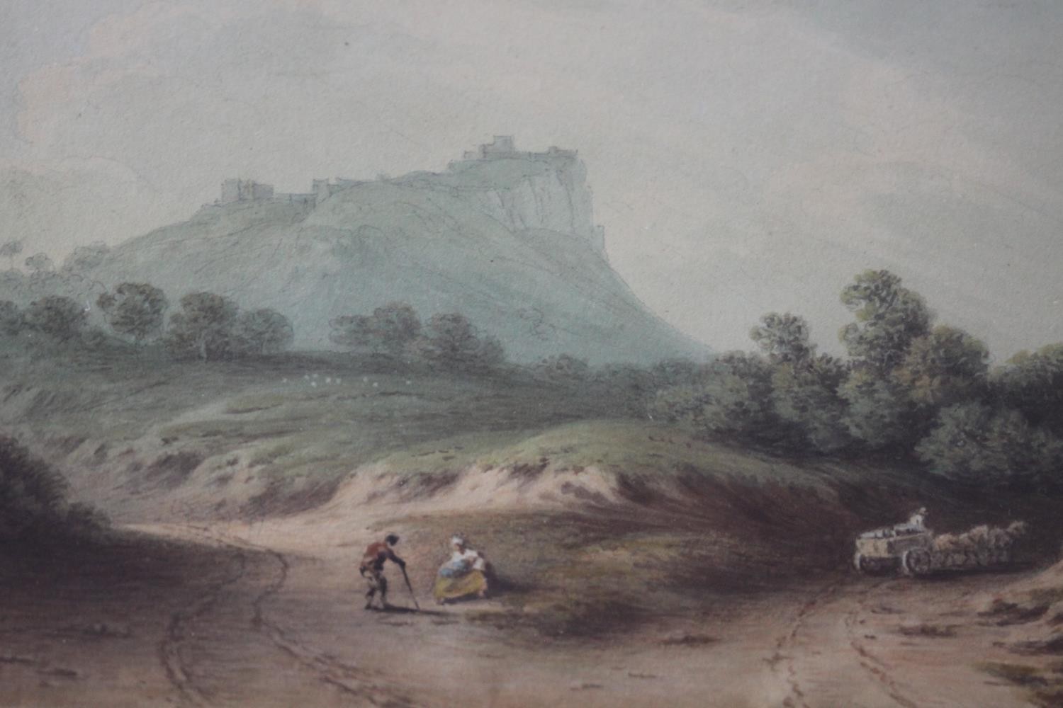 After Francis Nicholson (1753 - 1844) A 19th century framed and glazed watercolour, mountain - Image 3 of 5