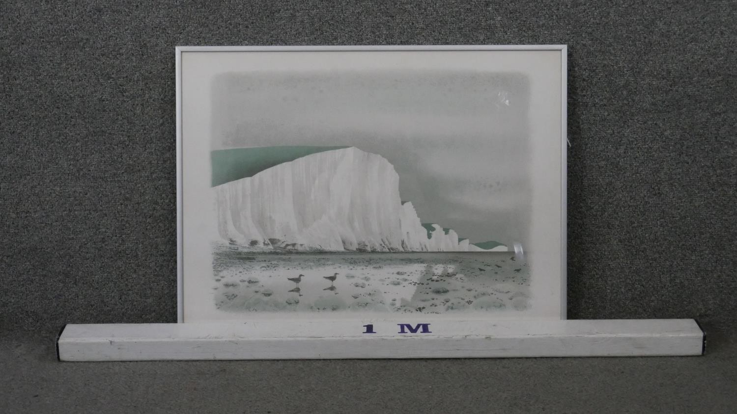 David Gentleman (1930-) A framed and glazed coloured lithograph titled 'The Seven Sisters', signed - Image 2 of 4