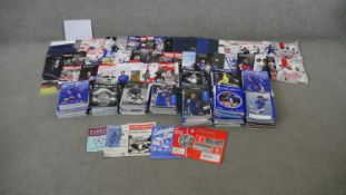 A large collection of over two hundred Chelsea and England football programmes. (200 approx)