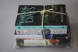 A collection of four books. Including Chronicles of Brothers by Wendy Alec, Son of Perdition,