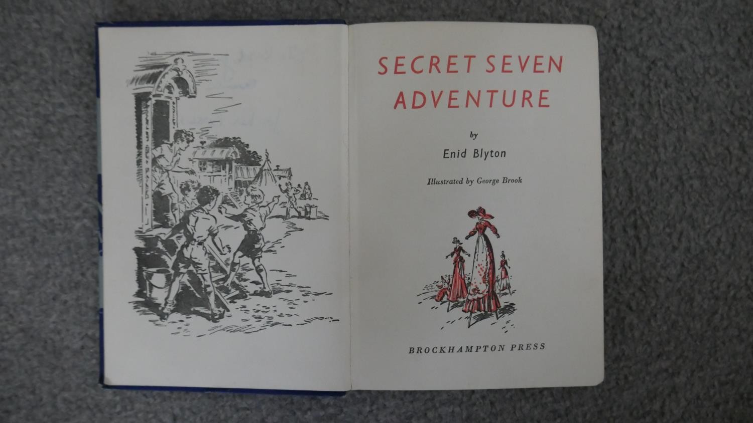 Three antique and vintage books. Including the Secret Seven by Enid Blyton, Percy Throwers - Image 8 of 9