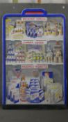 A very large hand painted vintage supermarket advertising sign. H.238 W.153cm