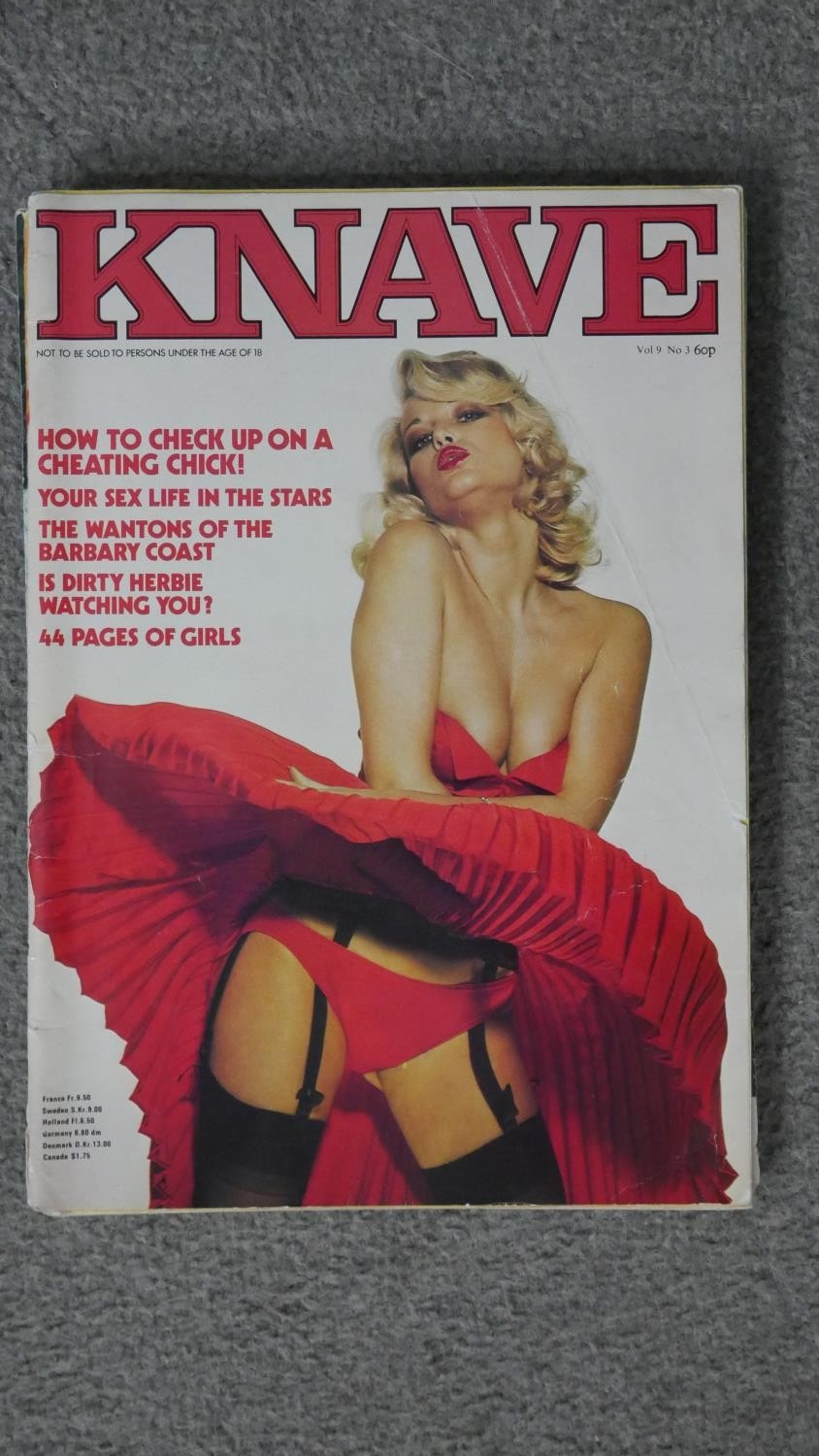 A collection of twenty four vintage erotica magazines. Including Knave, Fiesta, Penthouse and - Image 3 of 6