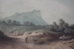 After Francis Nicholson (1753 - 1844) A 19th century framed and glazed watercolour, mountain