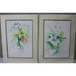 Margaret Murray- Two signed prints of floral compositions. Signed by artist. 'Sunray Lily 1' and '