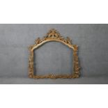 A carved Florentine style gilt moulded frame. H.95 W.81cm (internal) H.116 W.122cm (external)