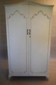 A mid century Olympus wardrobe with fitted interior. H.192 W.106 D.54cm