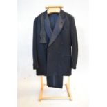 A vintage dinner suit, bespoke c.42R.