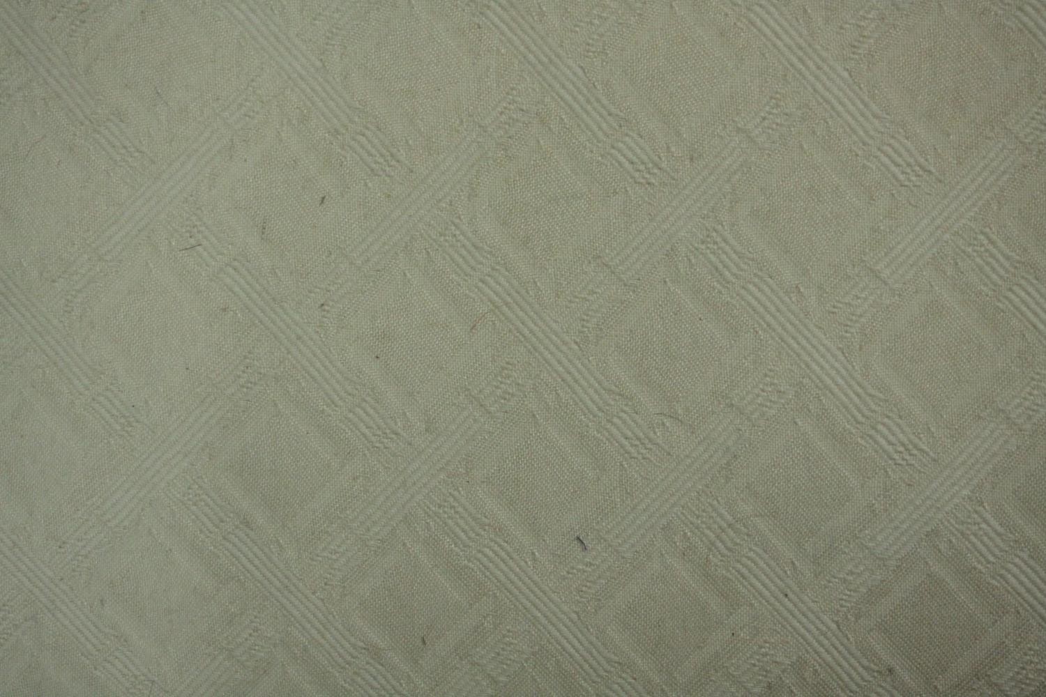 A French style walnut armchair along with a similar painted footstool. - Image 9 of 9