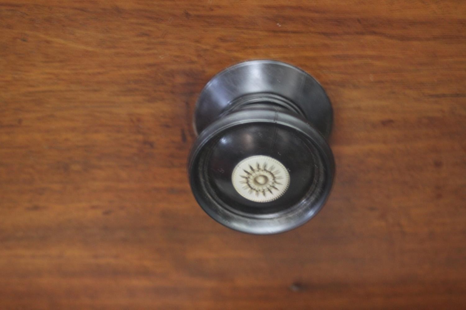 A late Georgian mahogany secretaire bookcase the upper astragal glazed section above fitted - Image 6 of 6