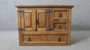 Side cabinet, Chinese pine. H.69 W.92 D.41cm
