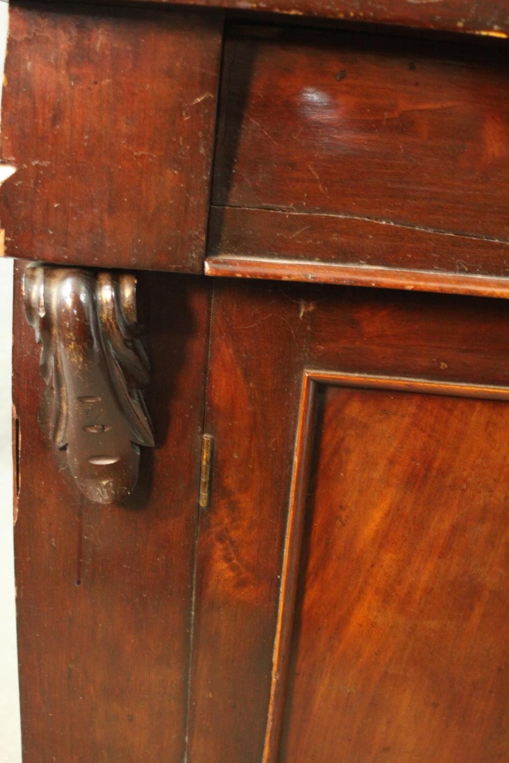 Chiffonier, 19th century mahogany. H.87 W.104cm. - Image 5 of 5