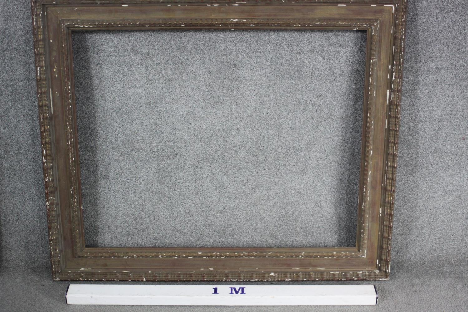 Picture frame, large 19th century giltwood and gesso. H.75 W.94cm. (inner frame) - Image 2 of 5