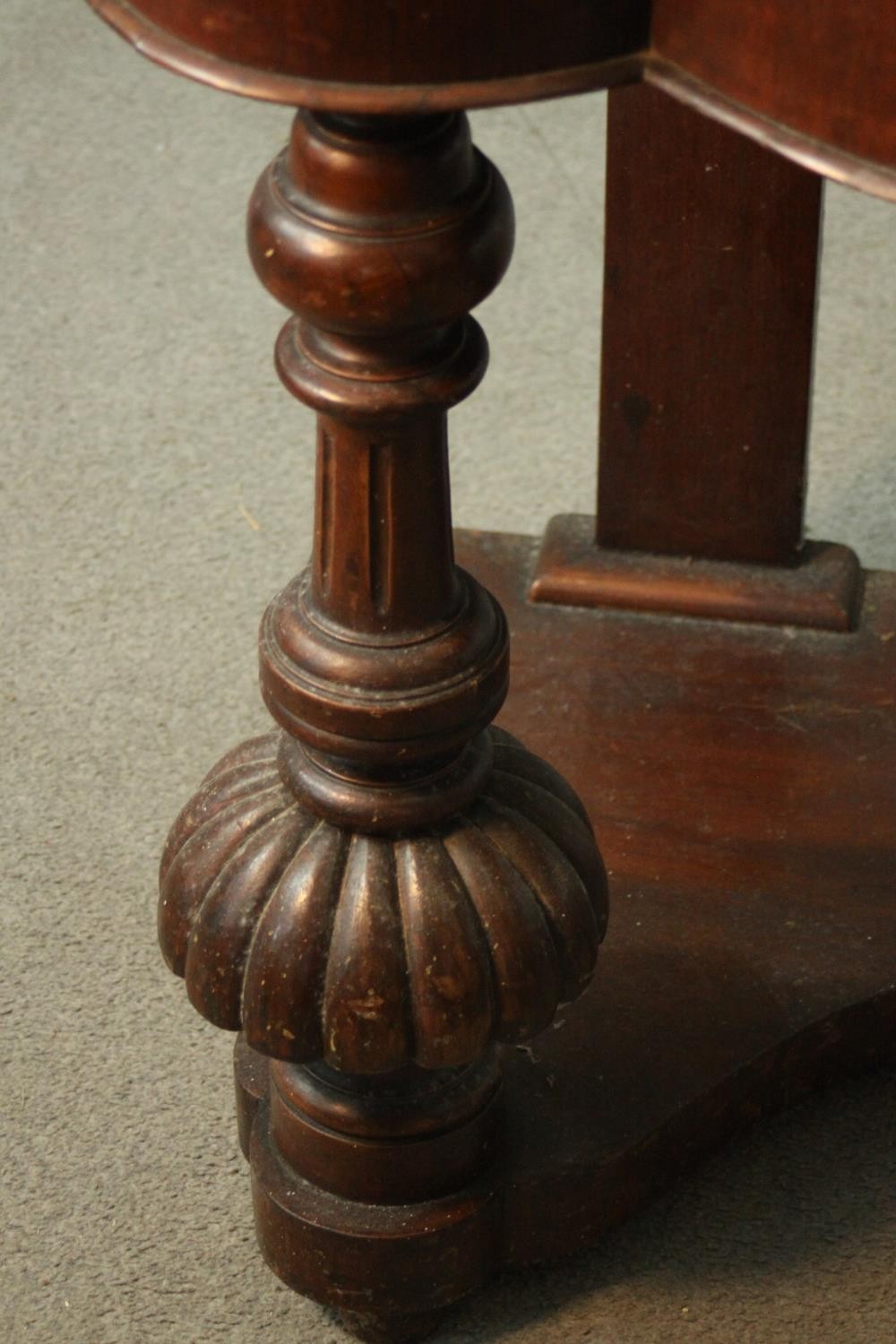 Dressing table, 19th century mahogany Duchess style. H.90 W.120cm. - Image 5 of 9