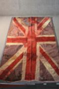 The Rug Company, hand stitched VW Union Jack Flag Aubusson, signed Vivienne Westwood. H.245 W.140