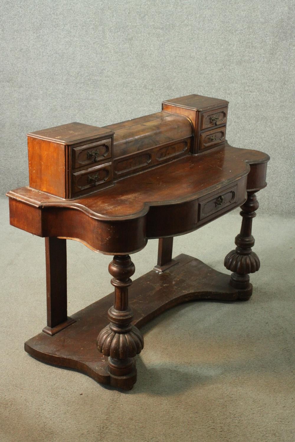 Dressing table, 19th century mahogany Duchess style. H.90 W.120cm. - Image 2 of 9